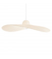 Madame Fabric pendant light Ivory 1 bulb 43cm