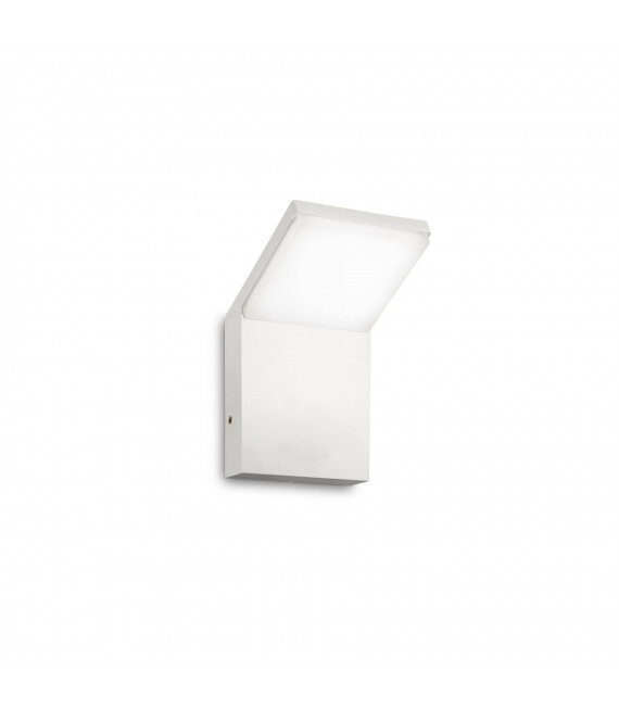 Applique moderna Style alluminio bianco 1 lampadina 17cm