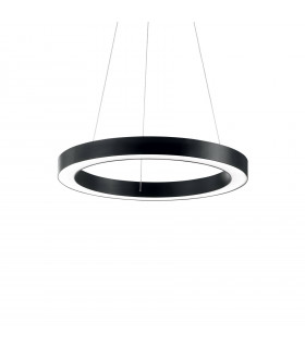 Integrierte LED-Aufhängung Oracle Aluminium Schwarz 1 Birne 19,5 cm