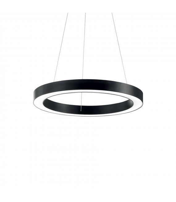 Integrated LED suspension Oracle Aluminum Black 1 bulb 19.5cm