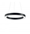 Integrated LED suspension Oracle Aluminum Black 1 bulb 19.5cm