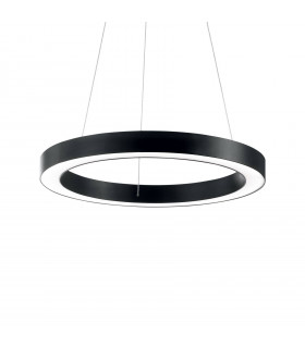 Integrated LED suspension Oracle Aluminum Black 1 bulb 19.5cm