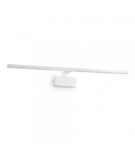 Alma cuadro de metal blanco 1 bombilla 9cm