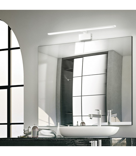 Lampada da quadro Alma in metallo bianco 1 lampadina 9cm