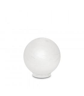 Lampe de table Carta Plastique blanc 1 ampoule 31cm