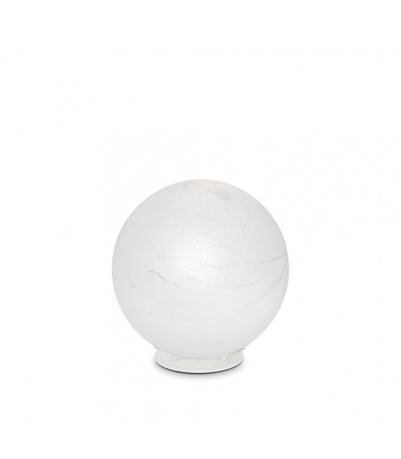 Lampada da tavolo Carta Plastica bianca 1 lampadina 31cm