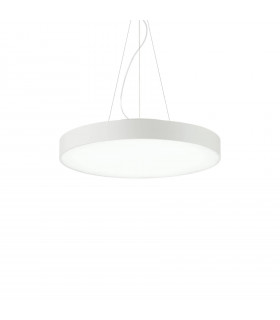 Suspensión LED integrada Halo Blanco aluminio 1 bombilla 25cm