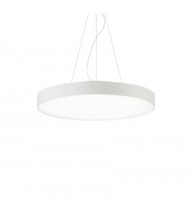 Suspensión LED integrada Halo Blanco aluminio 1 bombilla 25cm
