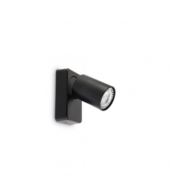 Foco Rudy Metal Negro 1 bombilla 12,5cm