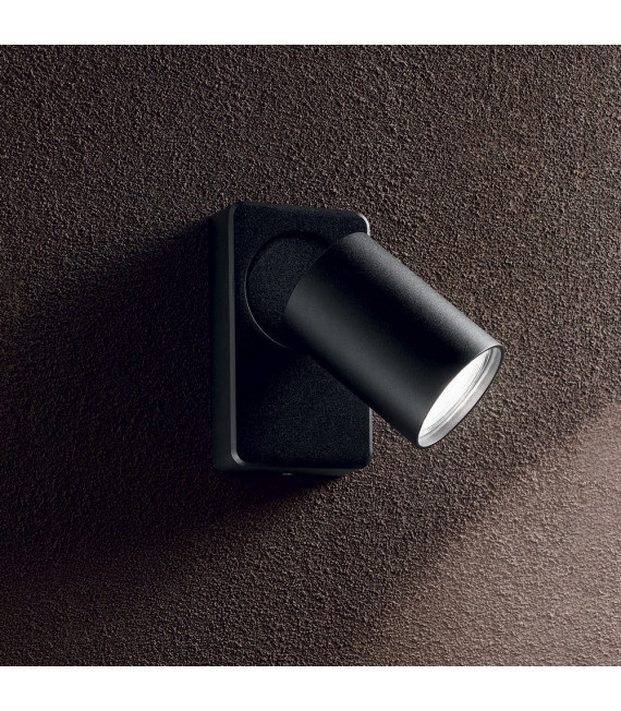 Faretto Rudy Black Metal 1 lampadina 12,5cm