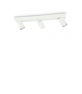 Foco barra Rudy White metal 3 bombillas 11,5cm