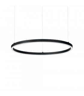 Integrierte LED-Aufhängung Oracle Aluminium Schwarz 1 Birne 9cm