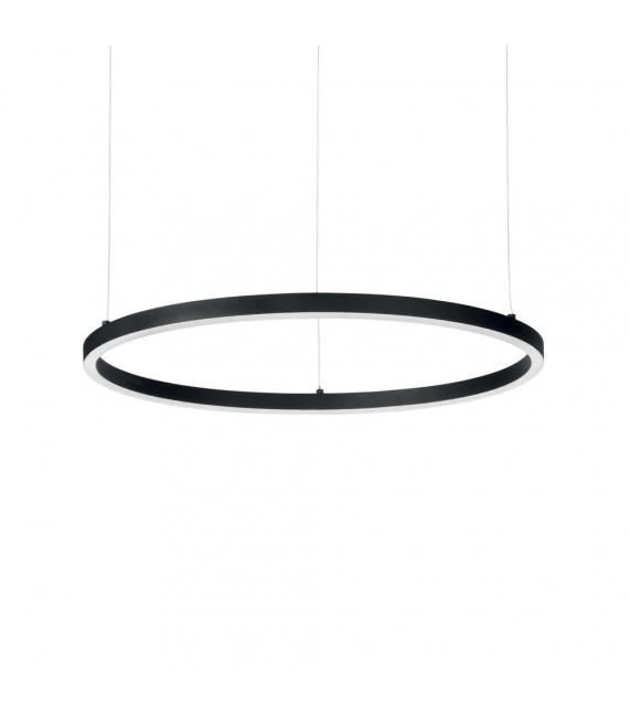 Integrierte LED-Aufhängung Oracle Aluminium Schwarz 1 Birne 9cm