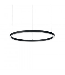 Sospensione LED integrata Oracle Alluminio Nero 1 lampadina 9cm