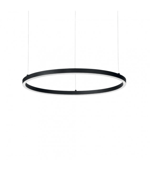 Integrierte LED-Aufhängung Oracle Aluminium Schwarz 1 Birne 9cm