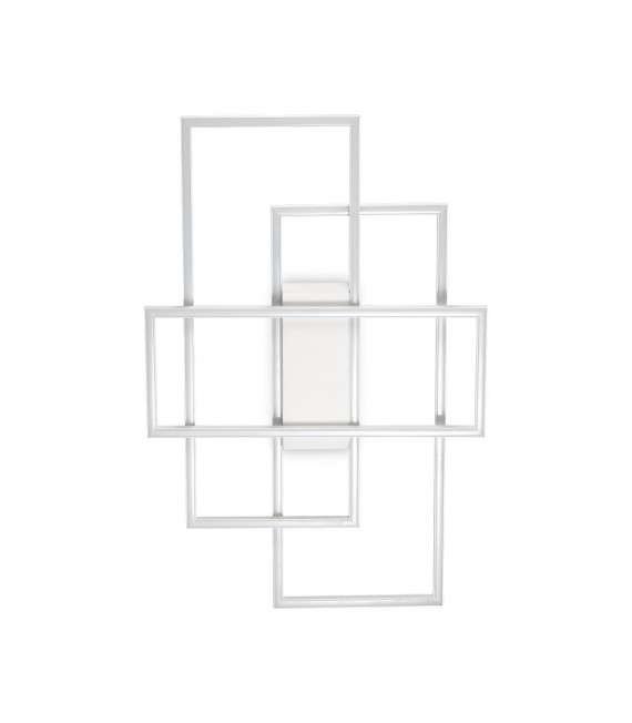 Integrated LED ceiling light Frame-1 White metal 1 bulb 6cm