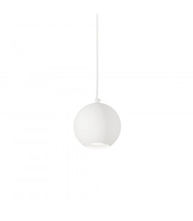 Lámpara colgante Mr metal blanco 1 bombilla 16cm