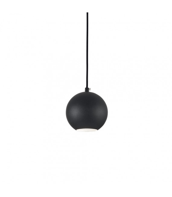 Suspension Mr Métal Noir 1 ampoule 16cm
