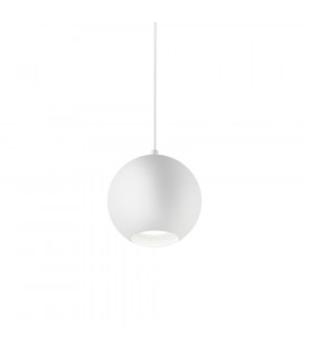 Suspension Mr Métal blanc 1 ampoule 20cm