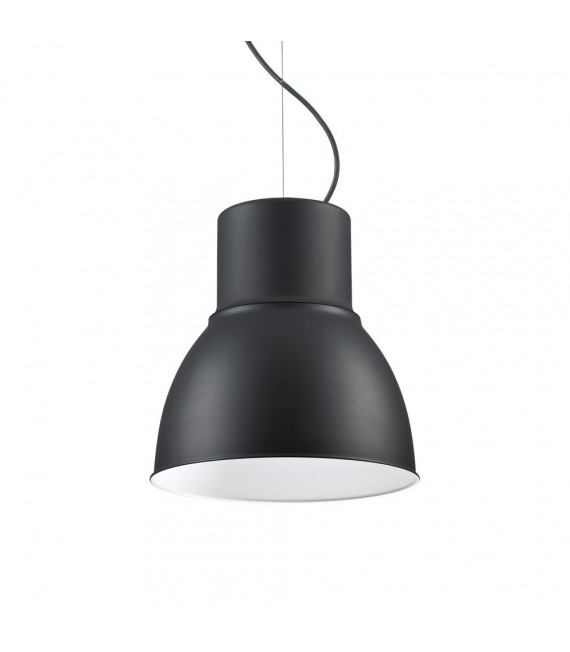 Breeze Pendelleuchte Schwarzes Metall 1 Glühbirne 54,5cm