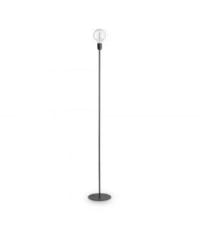 Floor lamp Microphone Black Metal 1 bulb 170cm