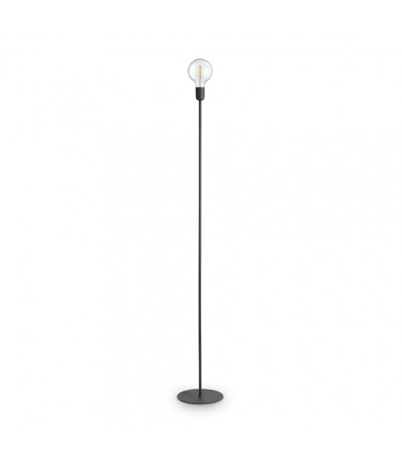 Floor lamp Microphone Black Metal 1 bulb 170cm