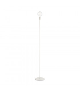 Floor lamp Microphone White metal 1 bulb 170cm