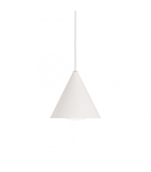 A-Line pendant lamp White metal 1 bulb 17.5cm