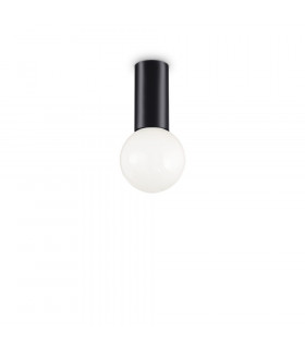 Deckenleuchte Small Black Metal 1 Birne 10cm