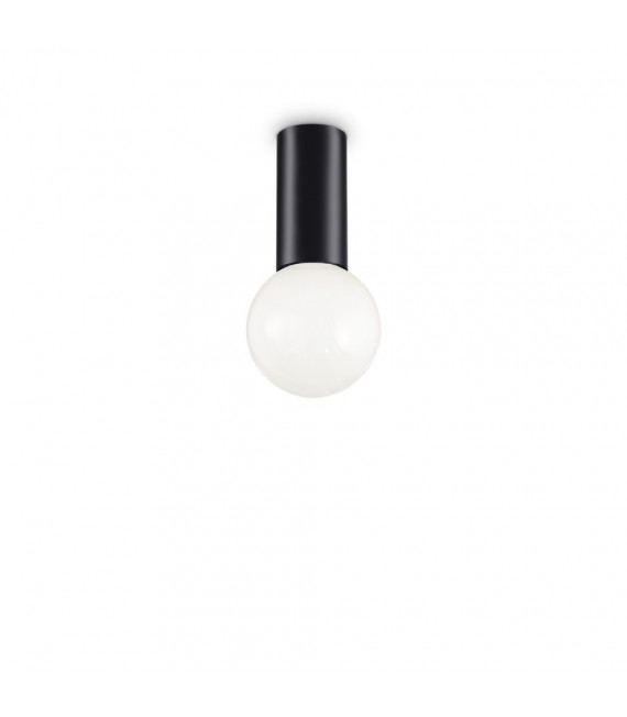 Deckenleuchte Small Black Metal 1 Birne 10cm