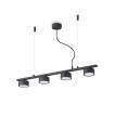 Minor Black Metal Pendant 4 bulbs 10cm