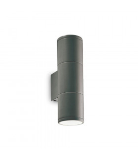 Gartenwandleuchte Gun Aluminium Anthrazit 2-flammig 21cm