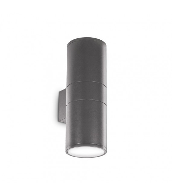 Aplique de jardín Gun Aluminio Antracita 2 bombillas 31cm