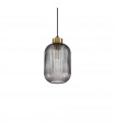 Suspension design Mint-1 Verre Fumé 1 ampoule 29,5cm