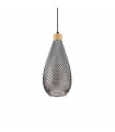Bergen-2 Pendant Smoked Glass 1 bulb 44cm