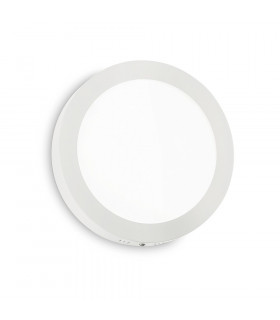 Plafoniera Universale Alluminio bianco 1 lampadina 4cm