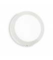 Plafonnier Universal Aluminium blanc 1 ampoule 4cm