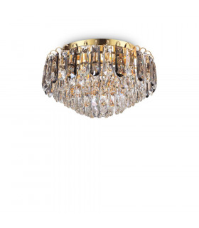 Plafoniera di design Magnolia Metal Gold 7 lampadine 26cm