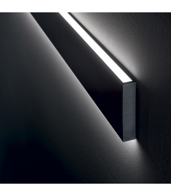 Applique LED intégré Linus Métal,aluminium Noir 1 ampoule 9,5cm