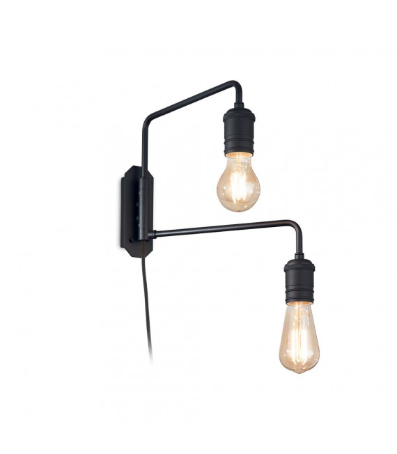 Wandleuchte Triumph Black Metal 2-flammig 29cm