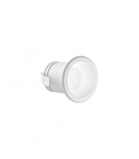 Faretto da incasso Virus 1 lampadina Alluminio bianco