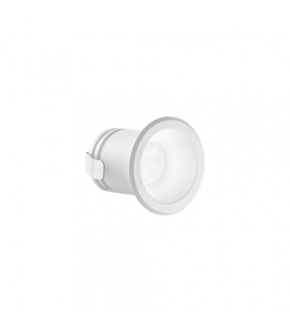 Faretto da incasso Virus 1 lampadina Alluminio bianco