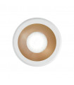 Spot encastré Virus 1 ampoule Aluminium Or blanc