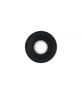 Faretto da incasso Virus 1 lampadina Alluminio Nero