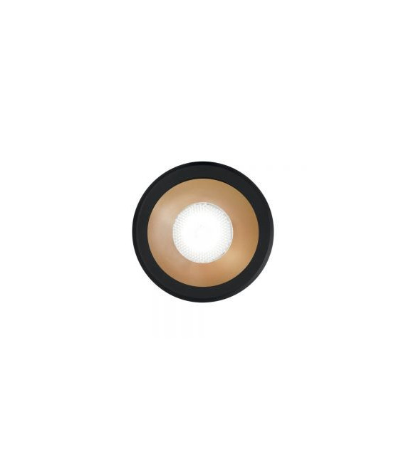 Faretto da incasso Virus 1 lampadina Alluminio Oro nero