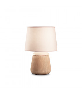 Lampada da tavolo Kali-2 Metallo bianco 1 lampadina 28,5cm