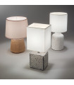 Kali-2 table lamp White metal 1 bulb 28.5cm