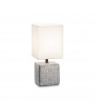 Lampe de table Kali-1 Métal blanc 1 ampoule 29,5cm