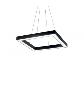 Suspension LED intégré Oracle Aluminium Noir 1 ampoule 16,5cm