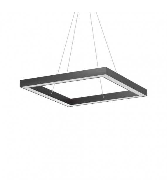 Suspensión LED integrada Oracle Aluminio Negro 1 bombilla 16,5cm